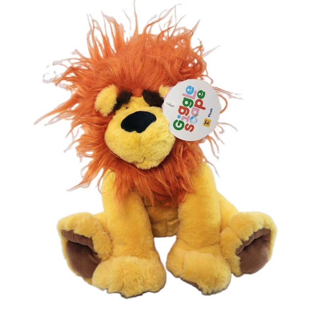 Giggle Scape Stuffed Animal Lion NWT Soft Cuddly Cute